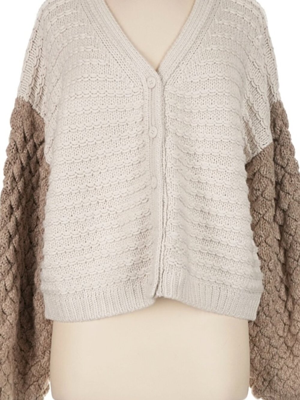Splendid Maria Bobble Cardigan Quiet Luxury Viscose Alpaca Blend Cottage M $198 - Picture 10 of 16